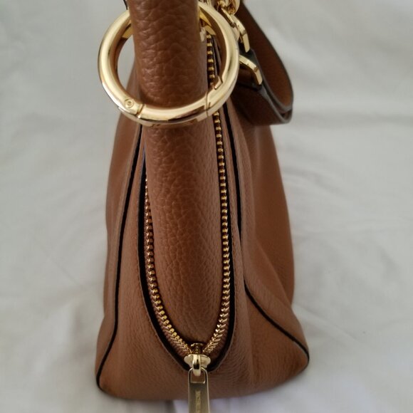 Michael Kors Brown Leather Handbag Shoulder Bag - Picture 4 of 12